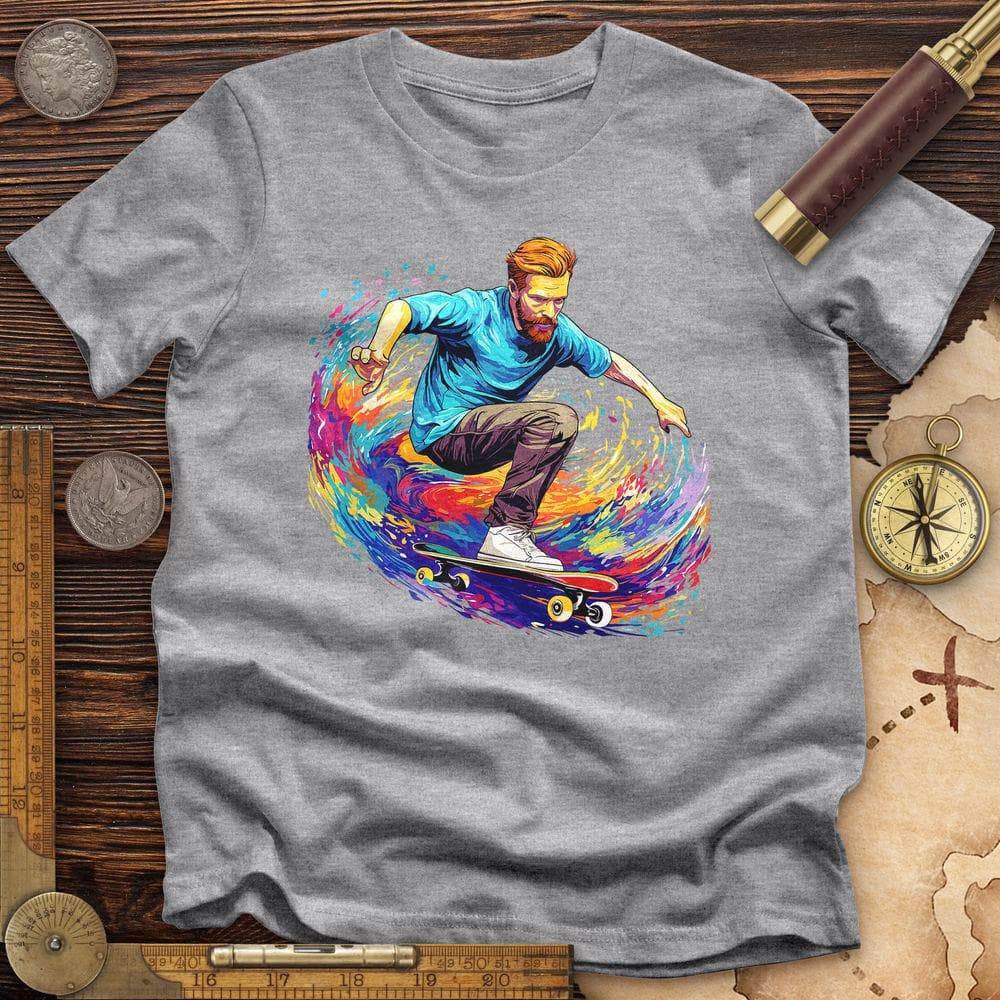 Van Gogh Skateboarding Premium QualityTee T-Shirts, Hoodie, Sweatshirt | ZylaModa.com (Image 2)