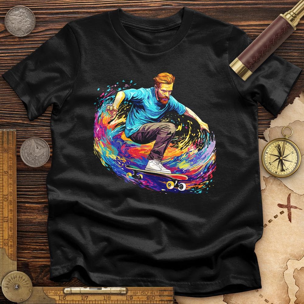 Van Gogh Skateboarding Premium QualityTee T-Shirts, Hoodie, Sweatshirt | ZylaModa.com (Image 3)
