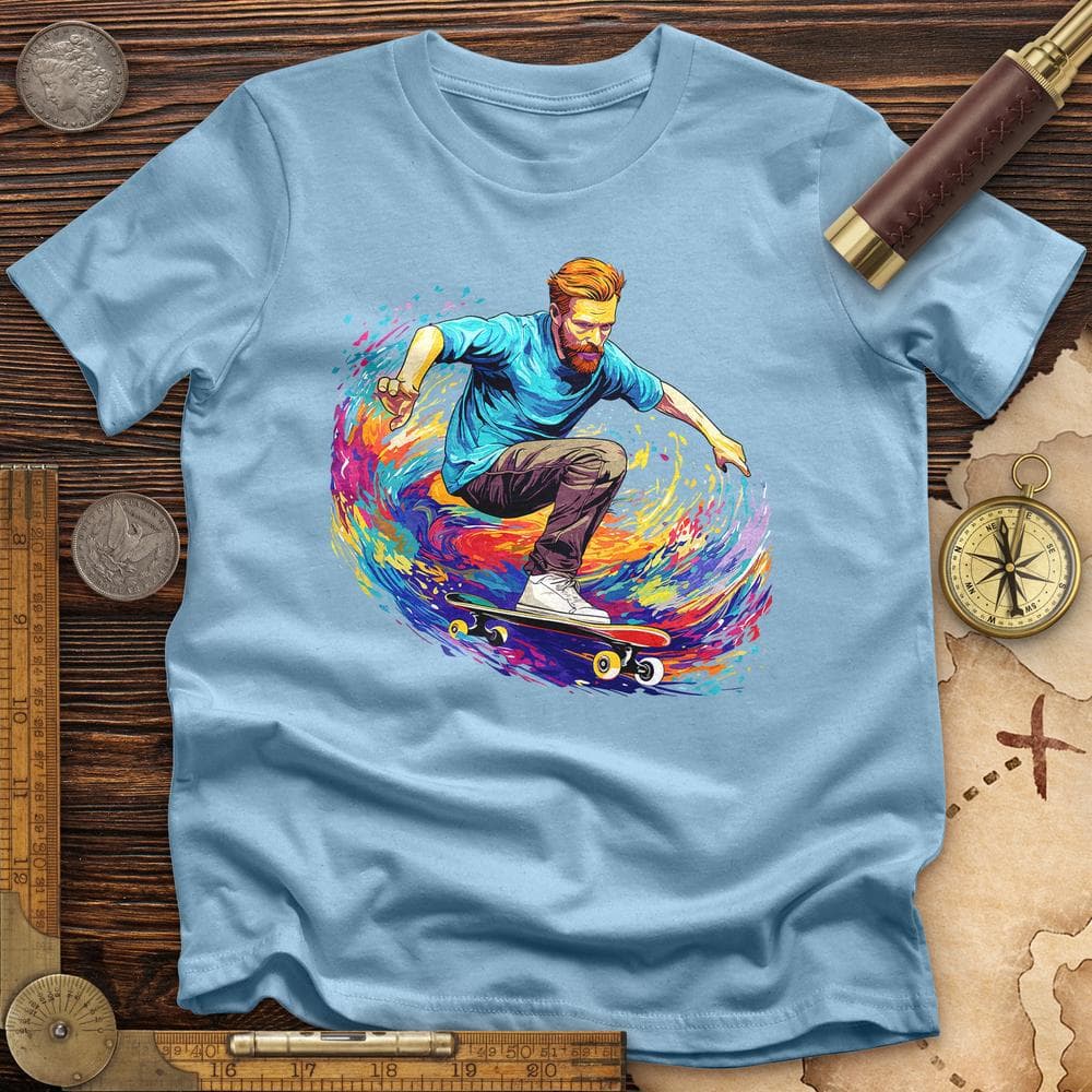 Van Gogh Skateboarding T-Shirt Hoodie, Sweatshirt | ZylaModa.com (Image 4)