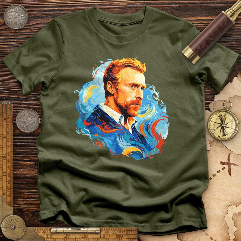 Van Gogh Starry T-Shirt Hoodie, Sweatshirt | ZylaModa.com (Image 2)