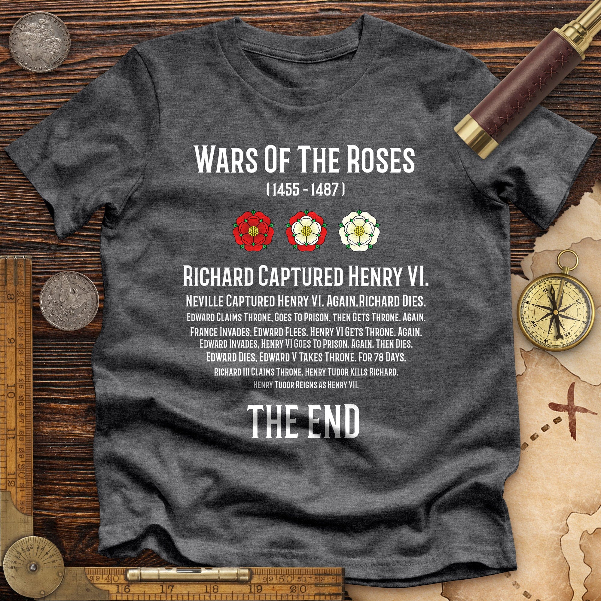 Wars Of The Roses Premium Quality Tee Hoodie, Sweatshirt | ZylaModa.com (Image 3)
