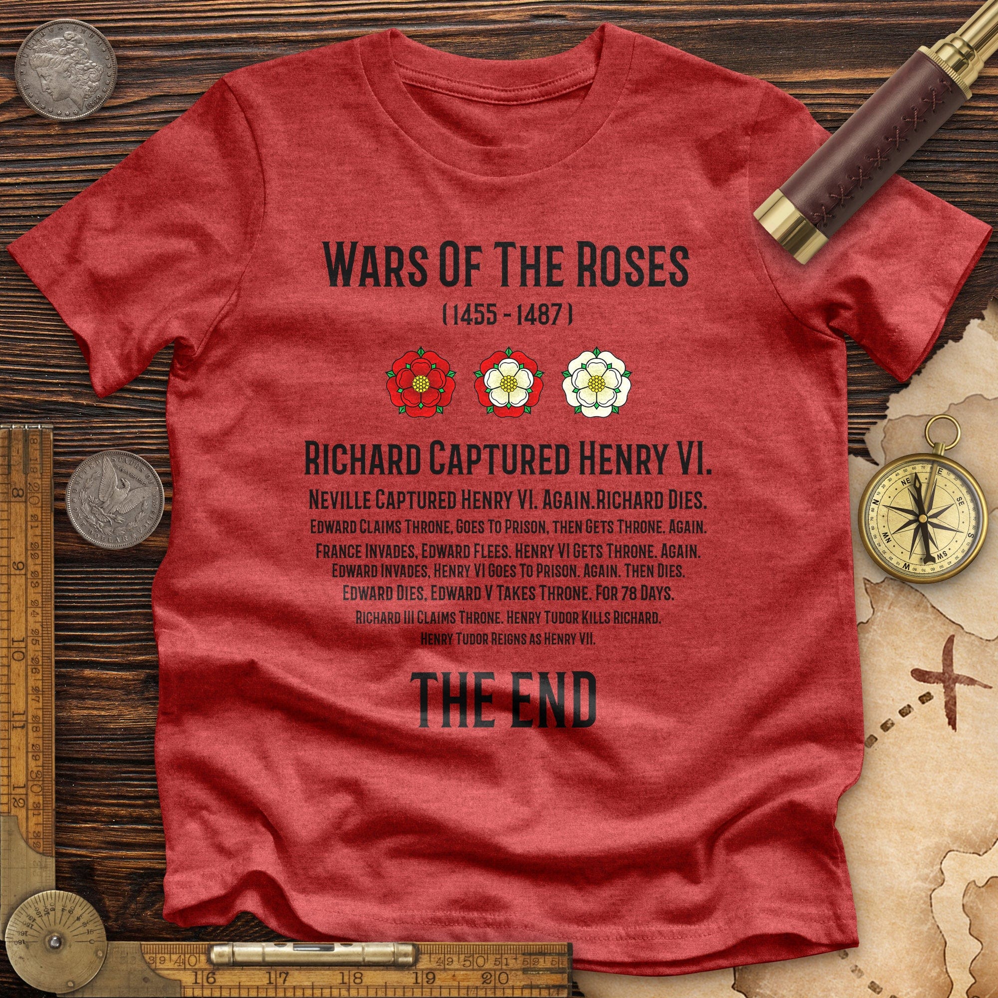 Wars Of The Roses Premium Quality Tee Hoodie, Sweatshirt | ZylaModa.com (Image 5)