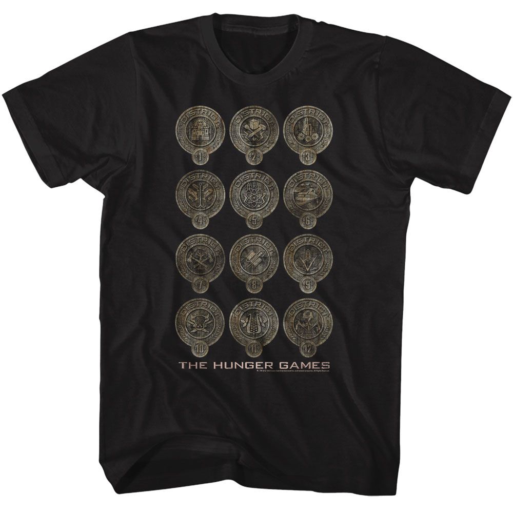 Hunger Games - District Badges T-Shirt Hoodie, Sweatshirt | ZylaModa.com