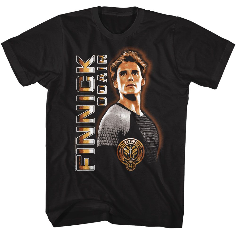 Hunger Games - Finnick Vertical Text T-Shirt Hoodie, Sweatshirt | ZylaModa.com