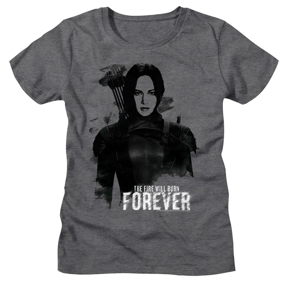 Hunger Games - Katniss Burn Forever Womens T-Shirt Hoodie, Sweatshirt | ZylaModa.com