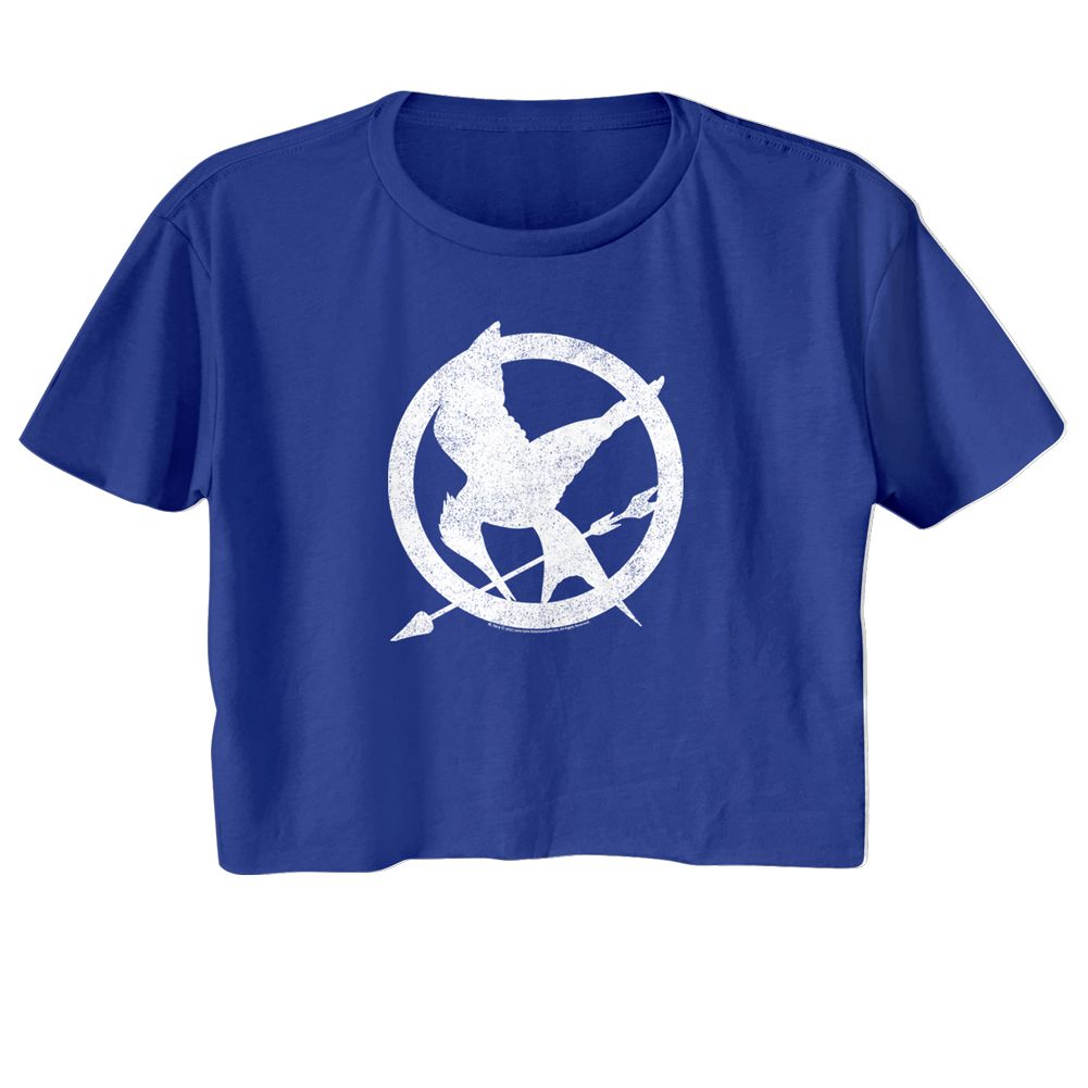 Hunger Games - Mockingjay Womens Crop Tee Hoodie, Sweatshirt | ZylaModa.com