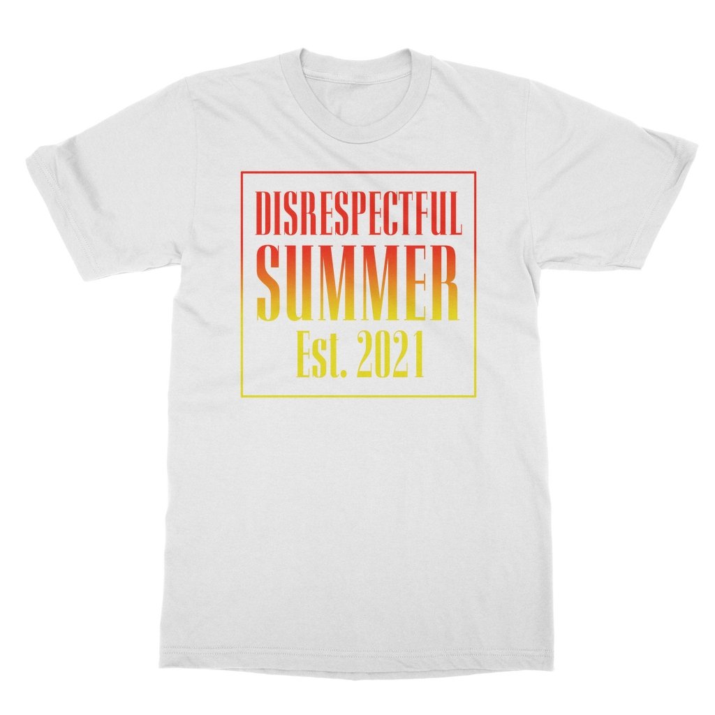 HYPER iCONiCÃ¢â‚¬Å¡Ãƒâ€žÃƒÂ¶Ã¢Ë†Å¡ÃƒÂ«Ã‚Â¬Ã‚Â¢ Disrespectful Summer - Est 2021 (White) Boyfriend T-Shirt... (Image 2)