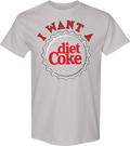 I Want A Diet Coke T-Shirt Hoodie, Sweatshirt | ZylaModa.com (Image 1)
