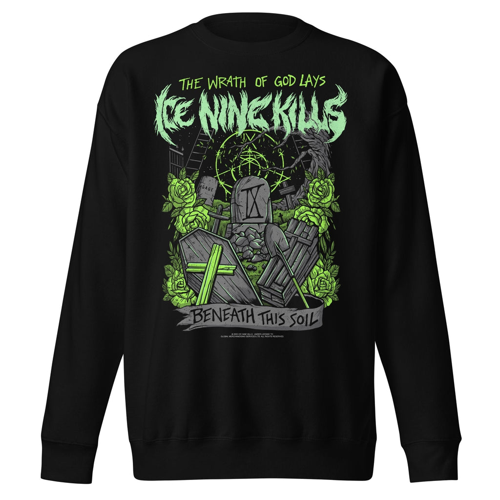 Ice Nine Kills Green Wrath Jumbo Print Sweatshirt T-Shirts, Hoodie | ZylaModa.com (Image 1)