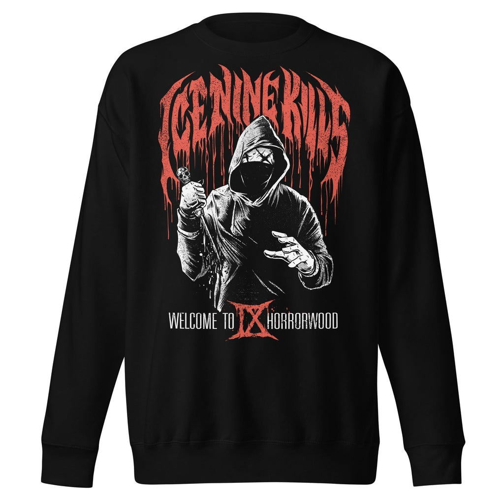 Ice Nine Kills IX Horrorwood Jumbo Print Sweatshirt T-Shirts, Hoodie | ZylaModa.com (Image 1)