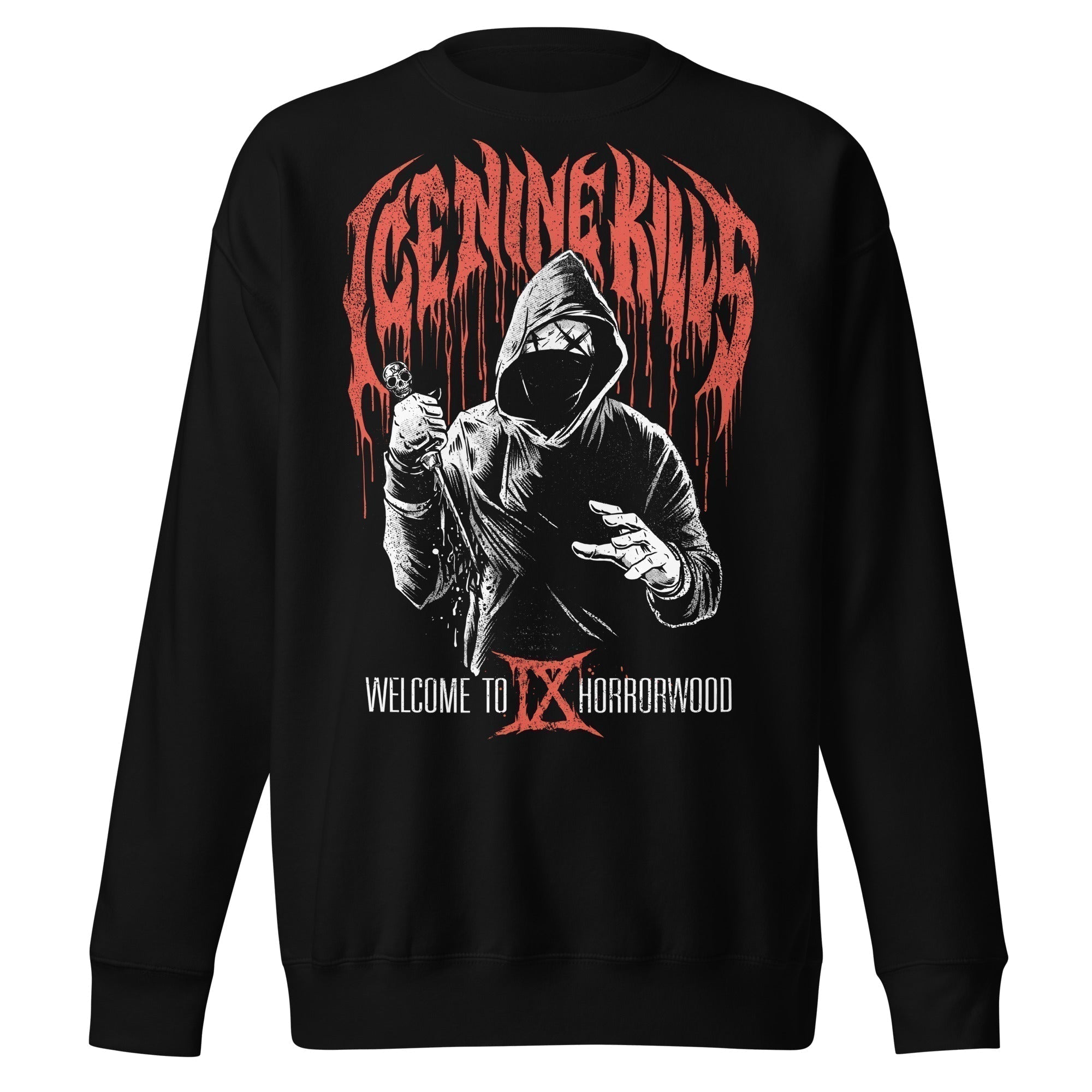 Ice Nine Kills IX Horrorwood Jumbo Print Sweatshirt T-Shirts, Hoodie | ZylaModa.com (Image 1)