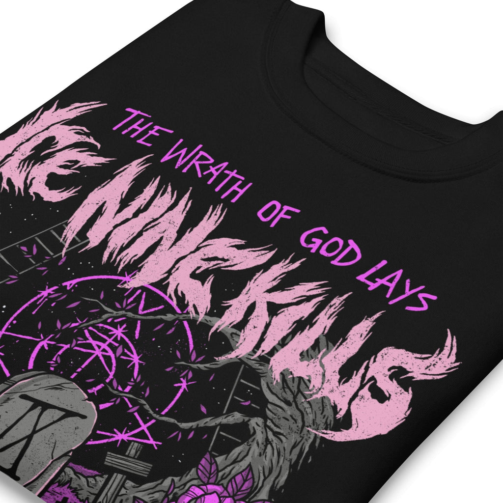 Ice Nine Kills Purple Wrath Jumbo Print Sweatshirt T-Shirts, Hoodie | ZylaModa.com (Image 2)