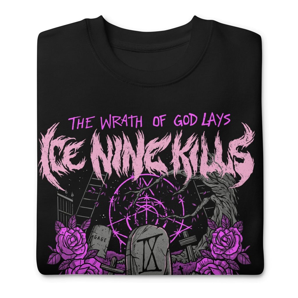 Ice Nine Kills Purple Wrath Jumbo Print Sweatshirt T-Shirts, Hoodie | ZylaModa.com (Image 3)