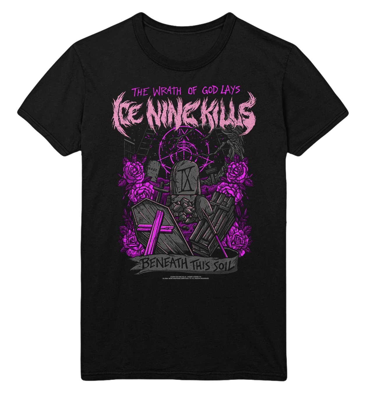 Ice Nine Kills Purple Wrath T-Shirt Hoodie, Sweatshirt | ZylaModa.com (Image 1)