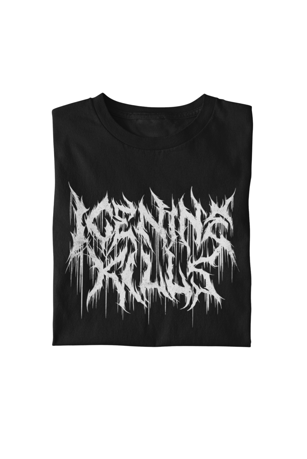 Ice Nine Kills - White Drip Logo T-Shirt Hoodie, Sweatshirt | ZylaModa.com (Image 3)