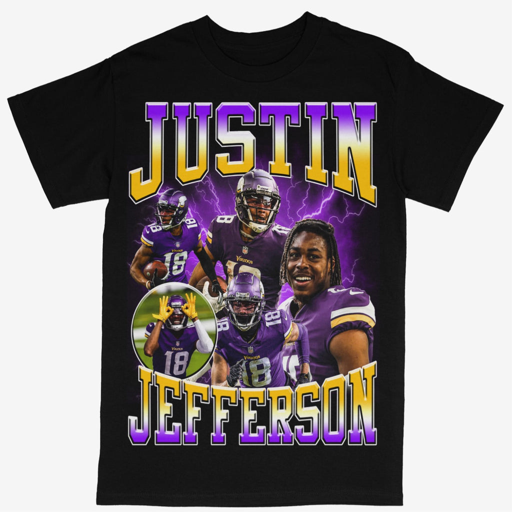 Justin Jefferson Tee Hoodie, Sweatshirt | ZylaModa.com (Image 1)