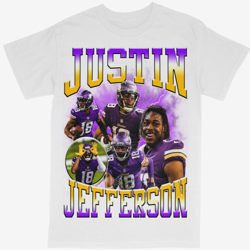 Justin Jefferson Tee Hoodie, Sweatshirt | ZylaModa.com (Image 2)