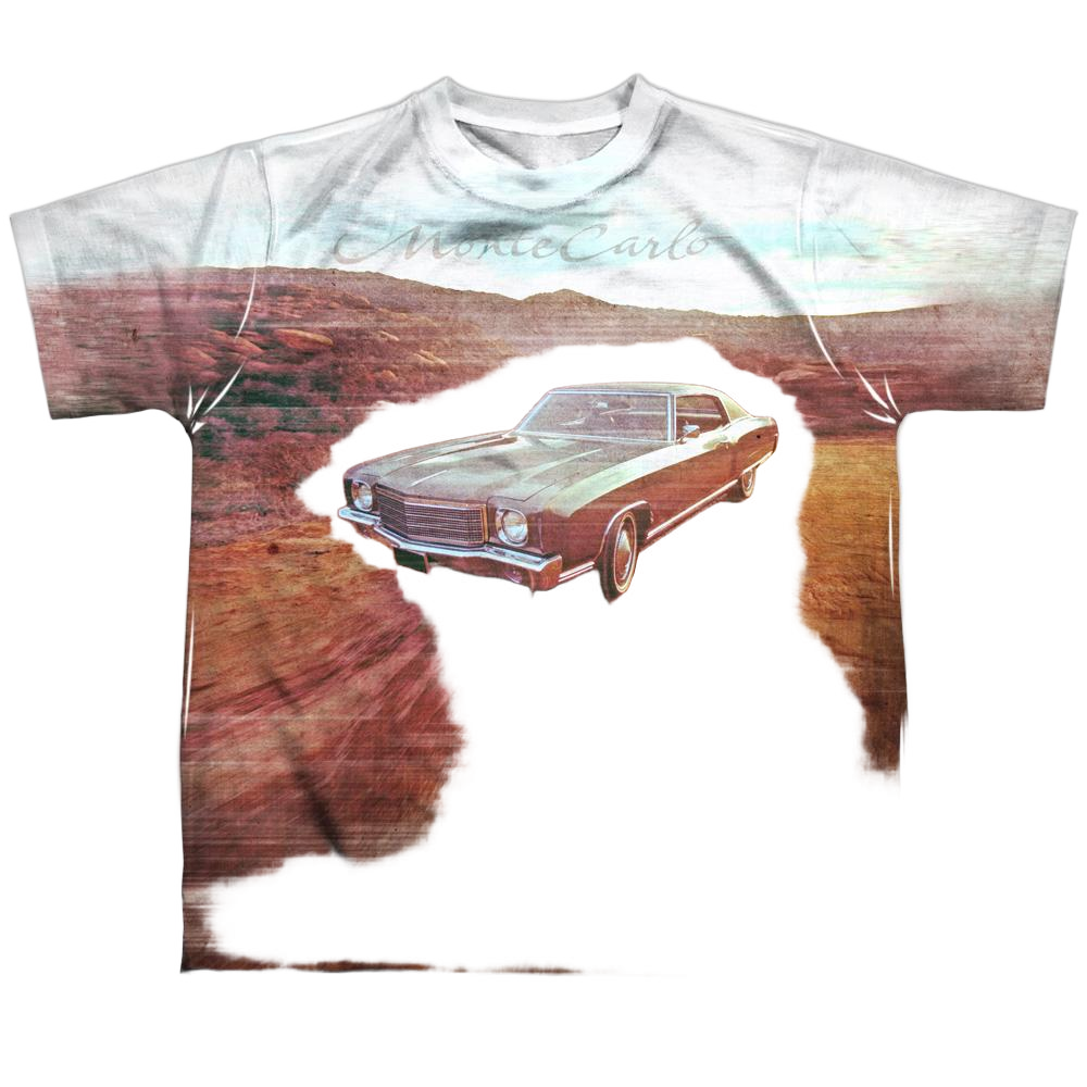 Chevy - Monte Carlo Old Photo Youth All Over Print 100% Poly T-Shirt Hoodie, Sweatshirt | ZylaModa.com