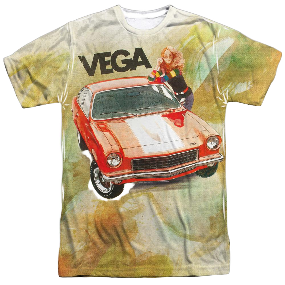 Chevy - Vega Watercolor Adult All Over Print 100% Poly T-Shirt Hoodie, Sweatshirt | ZylaModa.com