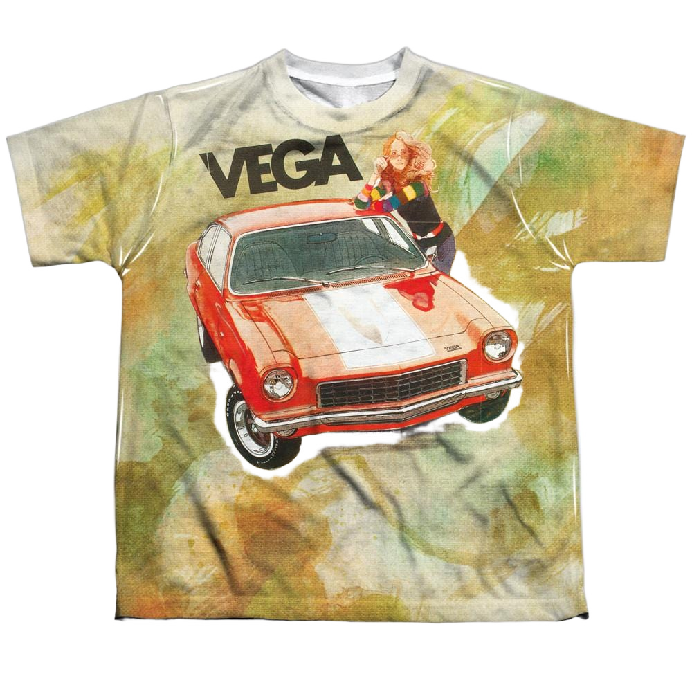Chevy - Vega Watercolor Youth All Over Print 100% Poly T-Shirt Hoodie, Sweatshirt | ZylaModa.com