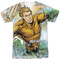 Aquaman - Rough Seas Adult All Over Print 100% Poly T-Shirt Hoodie, Sweatshirt | ZylaModa.com