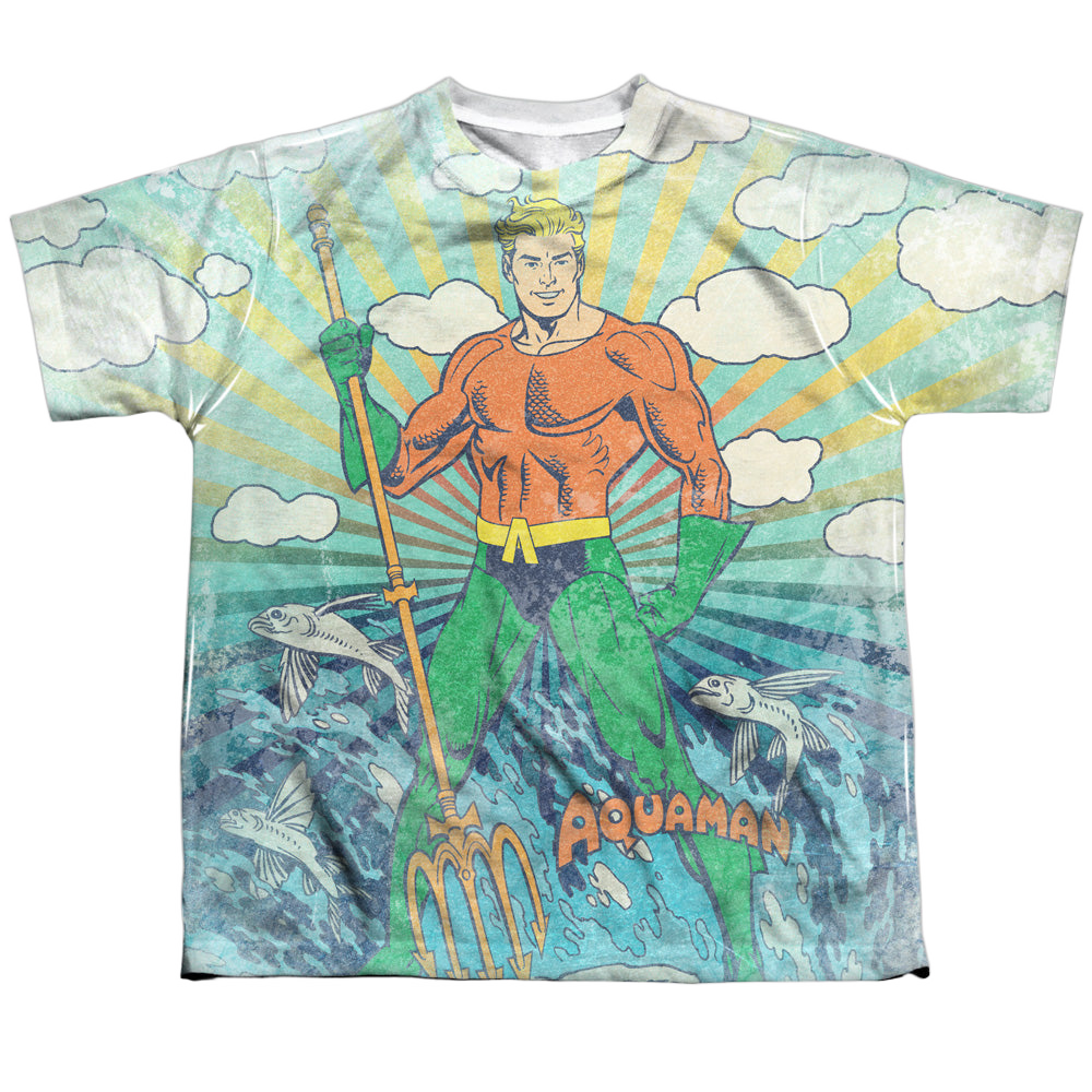 Aquaman Sonar - Youth All-Over Print T-Shirt Hoodie, Sweatshirt | ZylaModa.com