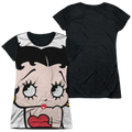 Betty Boop Big Boop Head - Juniors Black Back T-Shirt Hoodie, Sweatshirt | ZylaModa.com