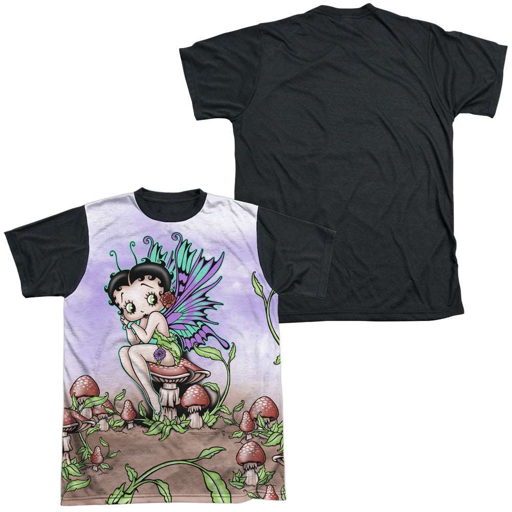 Betty Boop Fairy - Men's Black Back T-Shirt Hoodie, Sweatshirt | ZylaModa.com