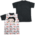 Betty Boop Symbol Sub - Men's Black Back T-Shirt Hoodie, Sweatshirt | ZylaModa.com