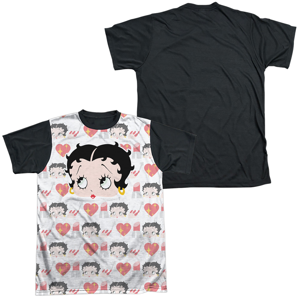 Betty Boop Symbol Sub - Men's Black Back T-Shirt Hoodie, Sweatshirt | ZylaModa.com