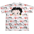Betty Boop Symbol Sub - Youth All-Over Print T-Shirt Hoodie, Sweatshirt | ZylaModa.com