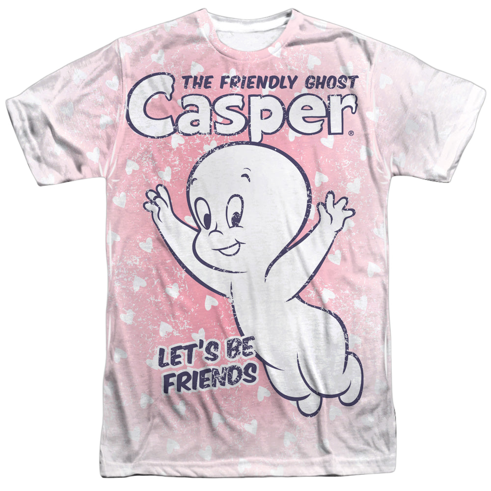 Casper the Friendly Ghost Lets Be Friends - Men's All-Over Print T-Shirt Hoodie, Sweatshirt | ZylaModa.com