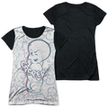 Casper the Friendly Ghost Friendly Ghost - Juniors Black Back T-Shirt Hoodie, Sweatshirt | ZylaModa.com