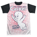 Casper the Friendly Ghost Lets Be Friends - Men's Black Back T-Shirt Hoodie, Sweatshirt | ZylaModa.com
