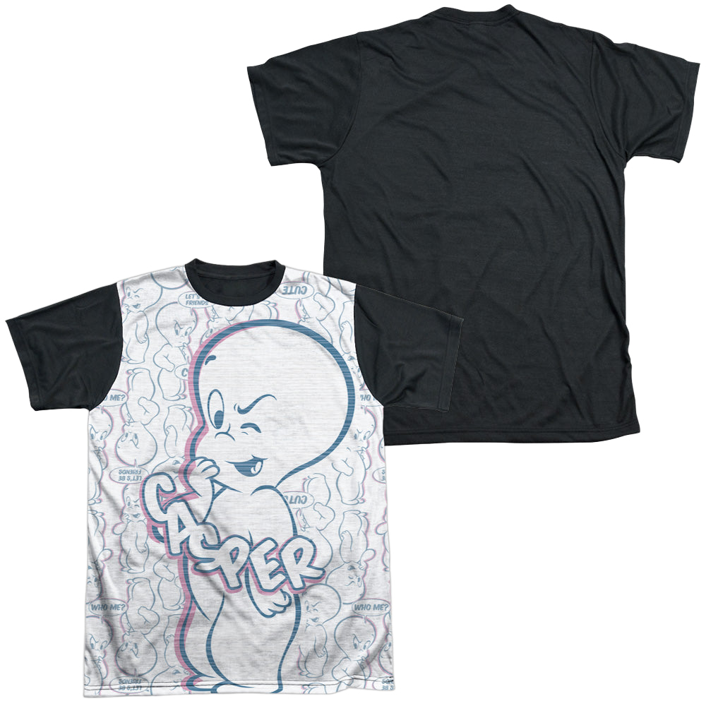 Casper the Friendly Ghost Friendly Ghost - Men's Black Back T-Shirt Hoodie, Sweatshirt | ZylaModa.com