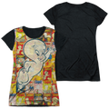Casper the Friendly Ghost Covered - Juniors Black Back T-Shirt Hoodie, Sweatshirt | ZylaModa.com