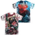Aquaman Aquaman Vs Manta (Front/Back Print) - Men's All-Over Print T-Shirt Hoodie, Sweatshirt | ZylaModa.com