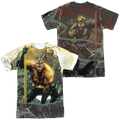 Aquaman Good Vs Evil (Front/Back Print) - Men's All-Over Print T-Shirt Hoodie, Sweatshirt | ZylaModa.com