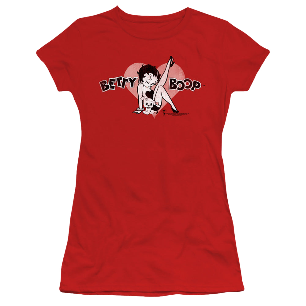 Betty Boop Vintage Cutie Pup - Juniors T-Shirt Hoodie, Sweatshirt | ZylaModa.com