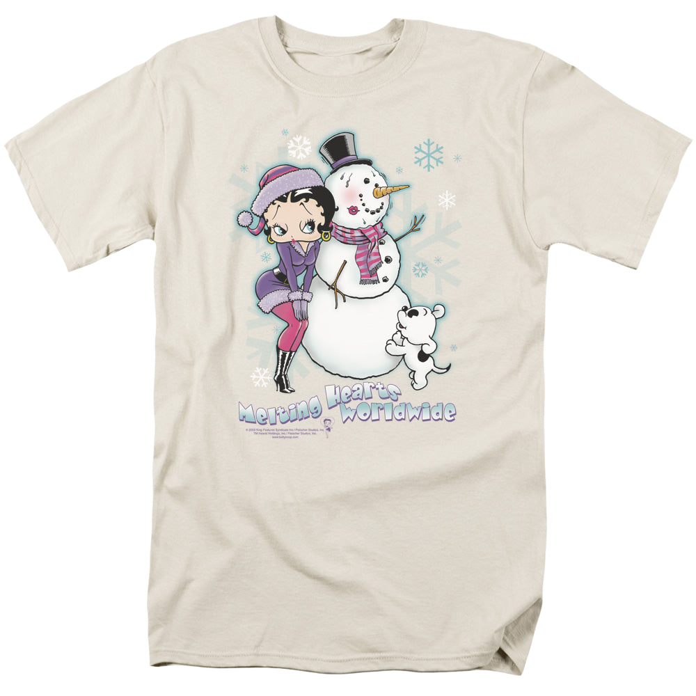 Betty Boop Melting Hearts - Men's Regular Fit T-Shirt Hoodie, Sweatshirt | ZylaModa.com
