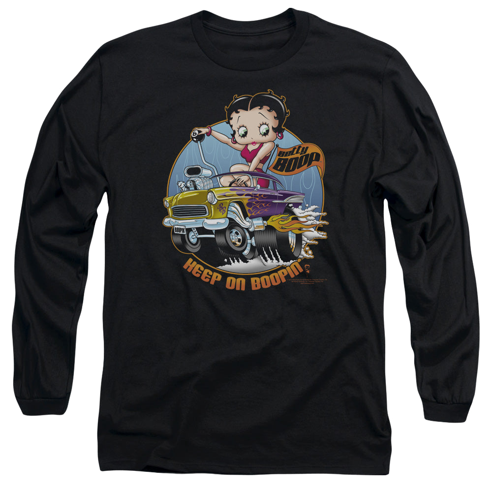 Betty Boop Keep On Boopin - Men's Long Sleeve T-Shirt Hoodie, Sweatshirt | ZylaModa.com
