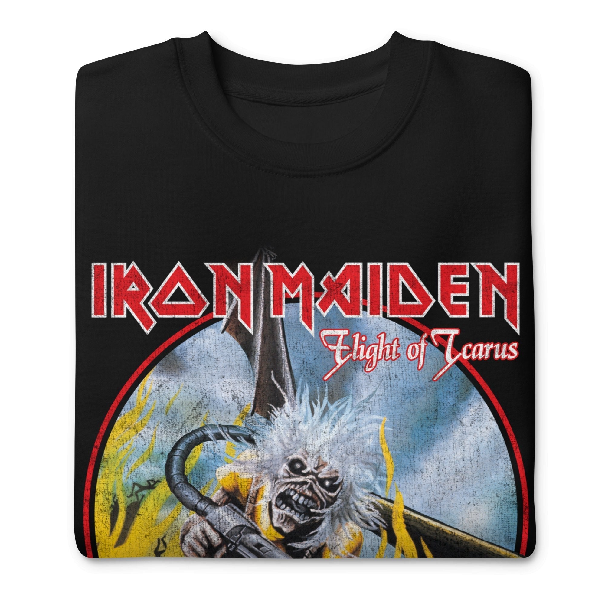 Iron Maiden - Flight of Icarus Jumbo Print Sweatshirt T-Shirts, Hoodie | ZylaModa.com (Image 4)