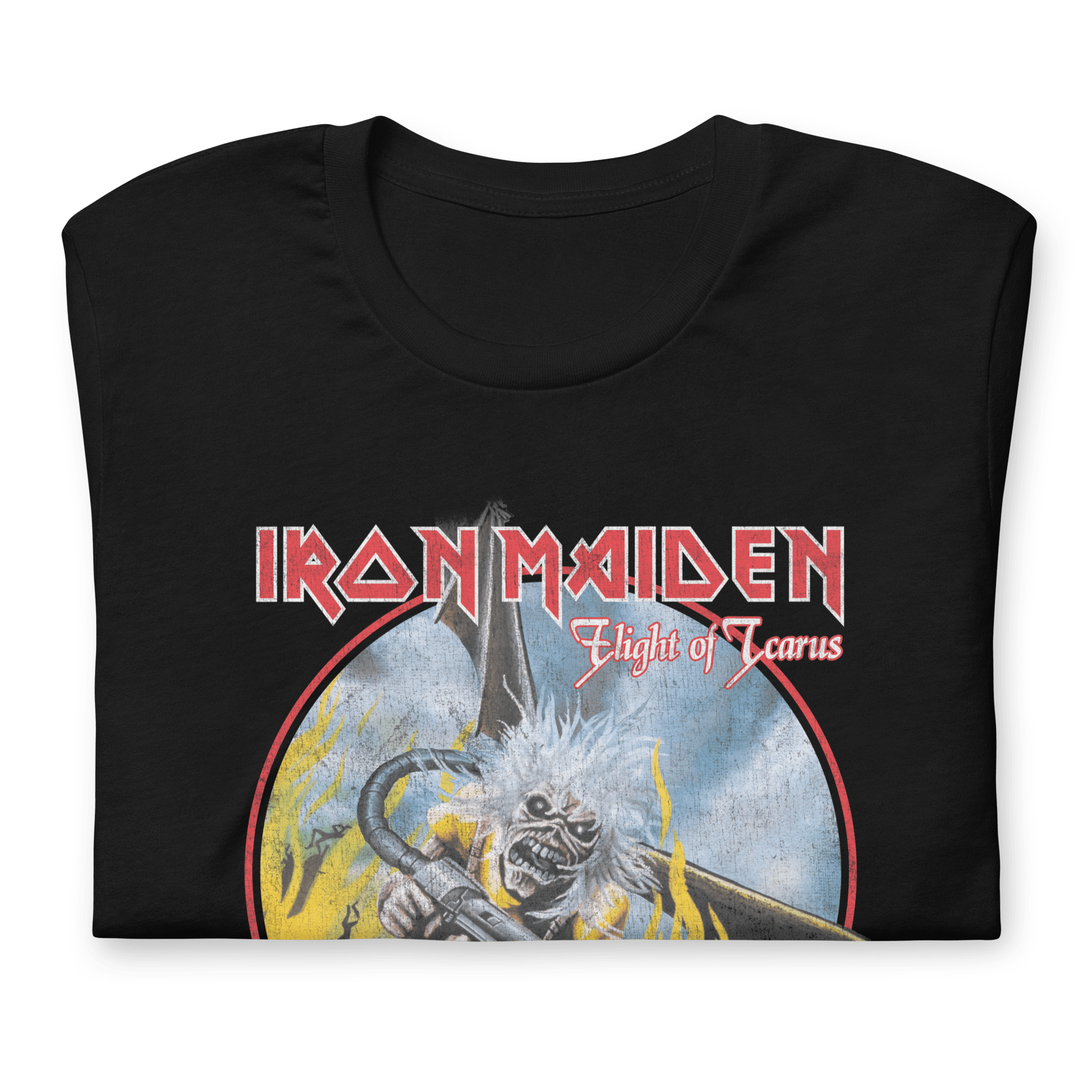 Iron Maiden - Flight of Icarus Jumbo Print T-Shirt Hoodie, Sweatshirt | ZylaModa.com (Image 4)