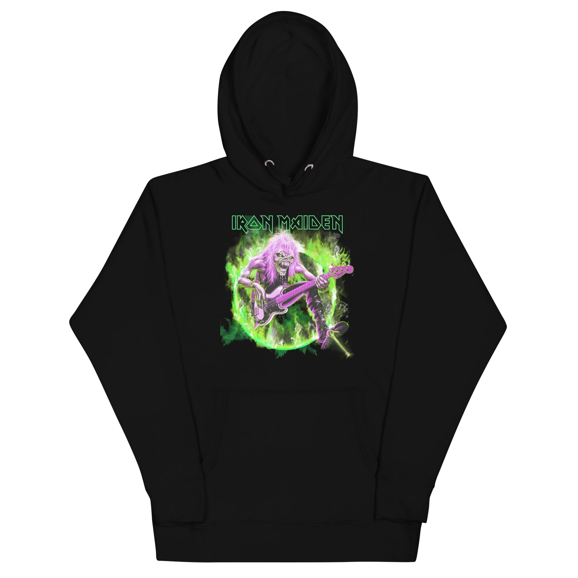 Iron Maiden Green Guitar Classic Hoodie T-Shirts, Sweatshirt | ZylaModa.com (Image 1)