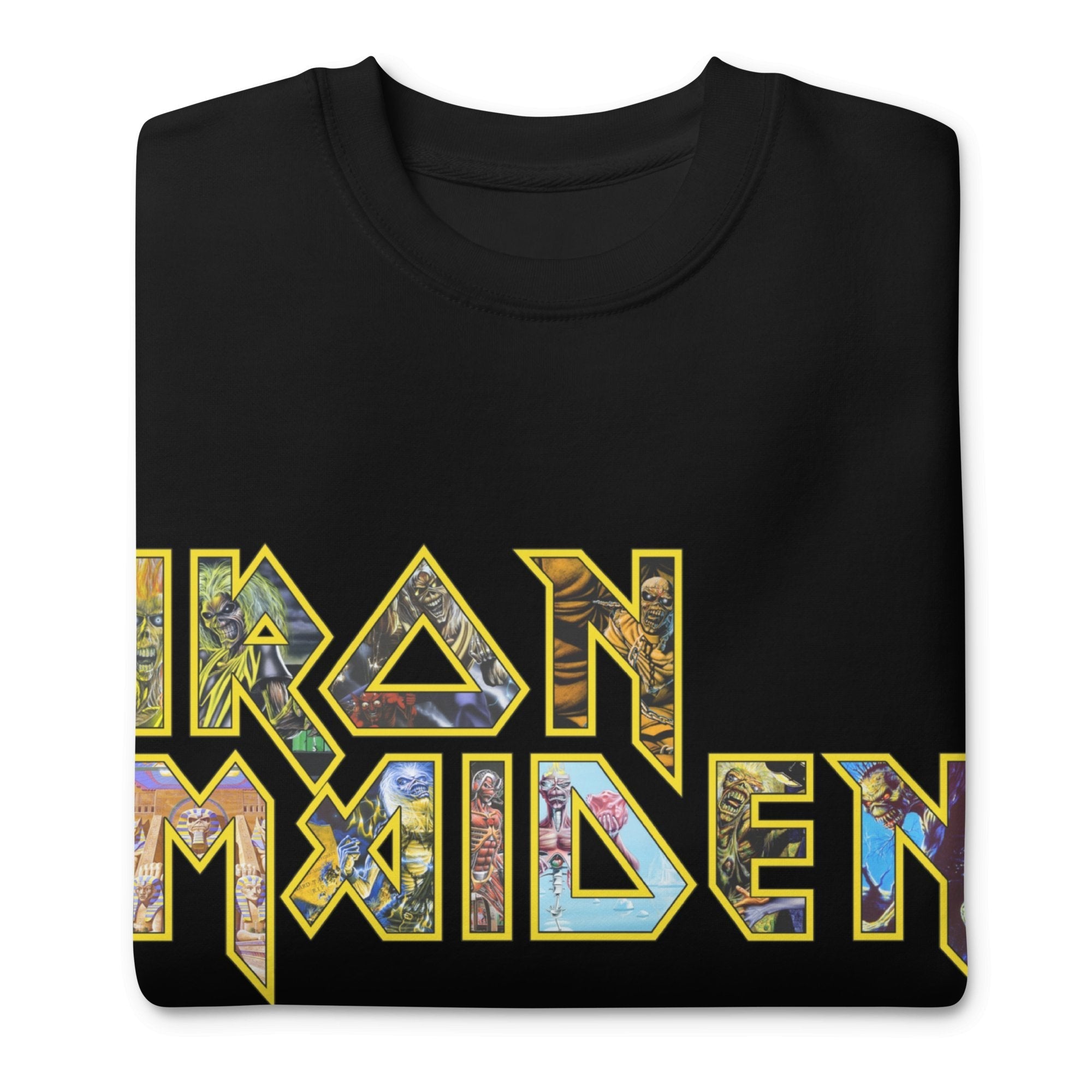 Iron Maiden - Logo Eddie Jumbo Print Sweatshirt T-Shirts, Hoodie | ZylaModa.com (Image 3)
