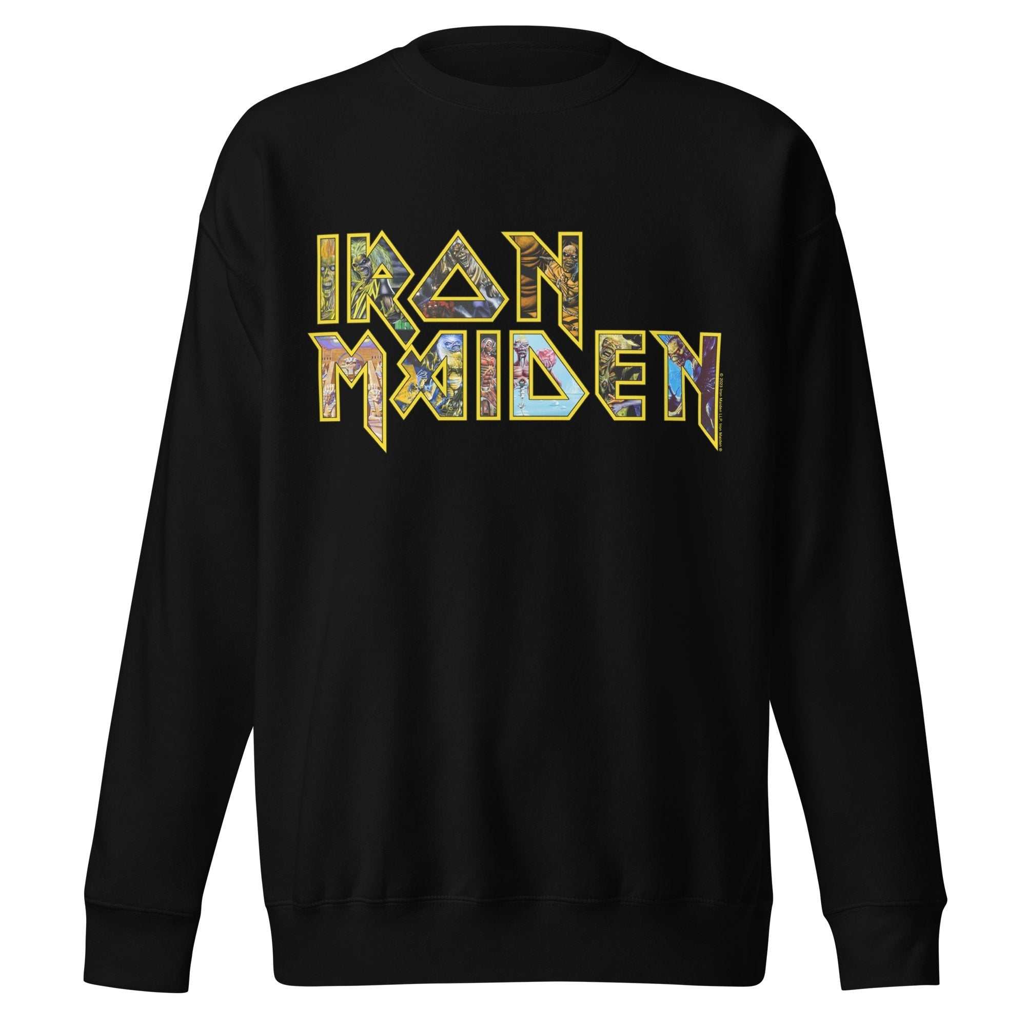 Iron Maiden - Logo Eddie Jumbo Print Sweatshirt T-Shirts, Hoodie | ZylaModa.com (Image 1)