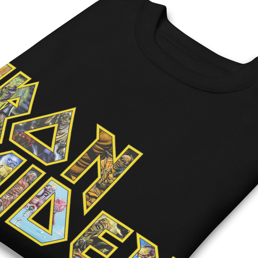 Iron Maiden - Logo Eddie Jumbo Print Sweatshirt T-Shirts, Hoodie | ZylaModa.com (Image 2)