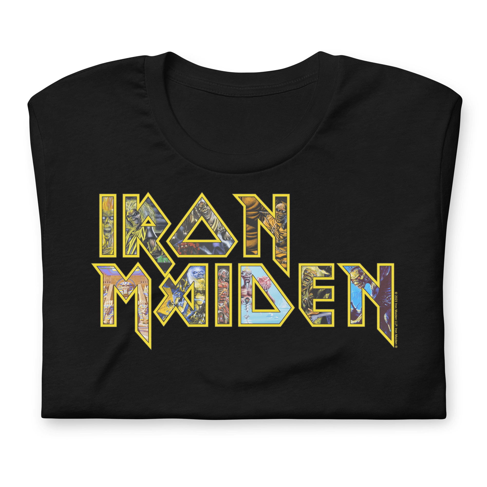 Iron Maiden - Logo Eddie Jumbo Print T-Shirt Hoodie, Sweatshirt | ZylaModa.com (Image 2)
