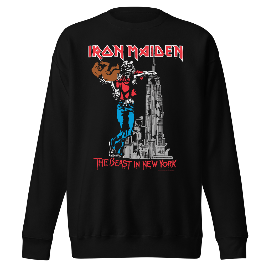 Iron Maiden NYC 1982 Vintage Tour Sweatshirt T-Shirts, Hoodie | ZylaModa.com (Image 1)
