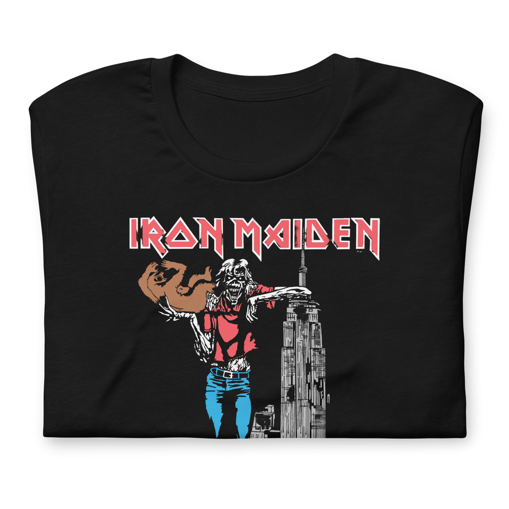 Iron Maiden NYC 1982 Vintage Tour T-Shirt Hoodie, Sweatshirt | ZylaModa.com (Image 2)